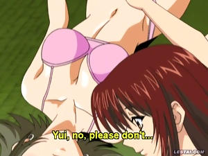 Lesbian hentai anime panty thief pleasured