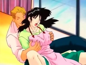 Hentai sex scene with erotic blowjob