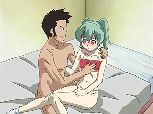 He goes down on anime pussy and fucks her