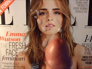 Emma Watson on Elle Cover Cumshot