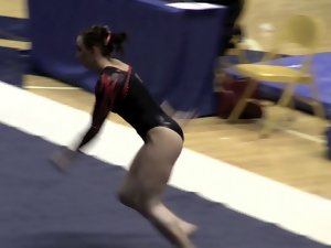 Talented Gymnast Has A Fabulous Butt
