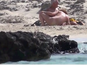 Beach Cock sucking