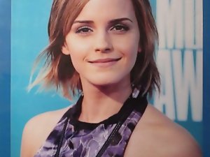 Emma Watson Cum Tribute Bukkake No.3