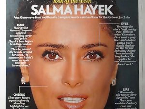 Salma Hayek Cum Tribute Bukkake No. 1