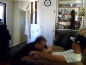 Str8 gets a Natural Dick sucking from his neighbor