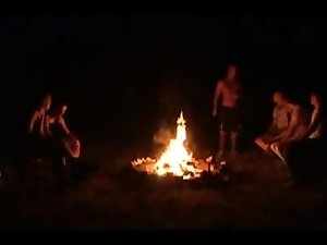 Campfire romance