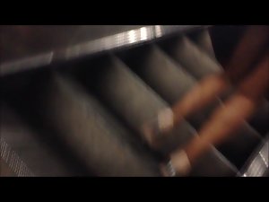 Upskirt escalator 14