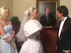 The Bride Double Cock sucking