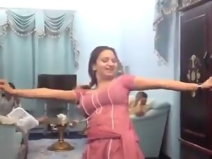 Lewd extremely large tits Paki chick Mujra Dance