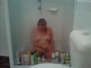 Aussie nympho barely legal teen taking a shower on webcam