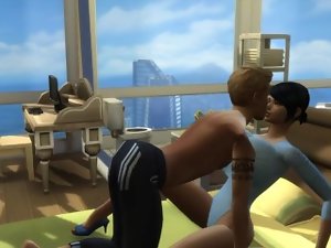 Ultra sexy big boob Sims 4 fucking 8