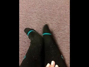 Taking Socks Off for Feet Reveal
