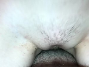 Blue haired slut wife sucks cock and rides husbandвАЩs dick POV